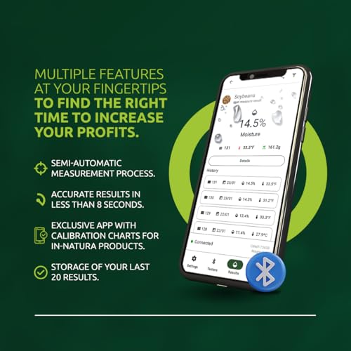 Motomco Grain Moisture Meter Motomco Connect Portable Grain Moisture Tester With More Then 70 Kinds Barley Corn Millet Oats Rice Sushi Rice Beans Soy Beans Wheat Sunflower Sorghum Rye thumb #2