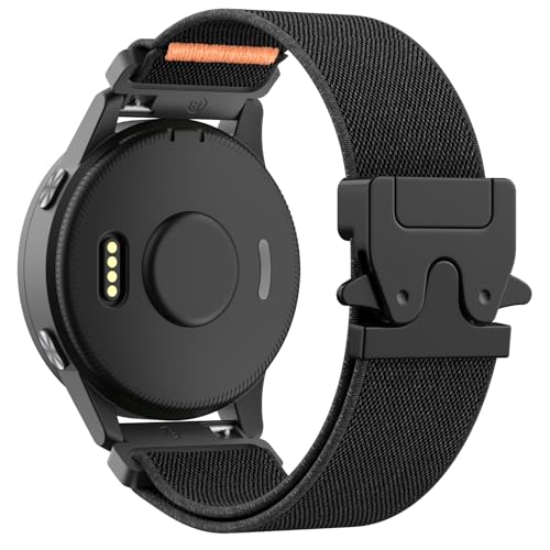 Astorgos (�A�X�g���S�X) 18mm �L�k���i�C�������v�o���h Garmin Venu 3S/4 41mm/2S/Vivoactive 4S/Vivomove 3S/Forerunner 265S/255S/255S Music�p �N�C�b�N�����[�X