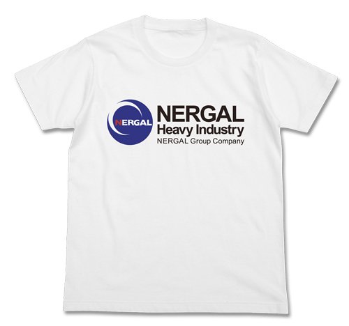コスパ 機動戦艦ナデシコ ネルガル重工Tシャツ WHITE Lサイズ