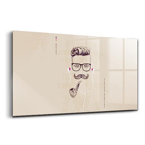 Image en verre d'art coloré haut de gamme Wallfluent 120x60
