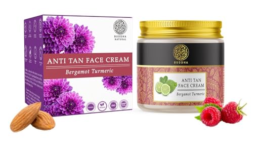 Buddha Natural Face Cream - Anti Tan, Skin Brightening & Tone Improvement (75g)