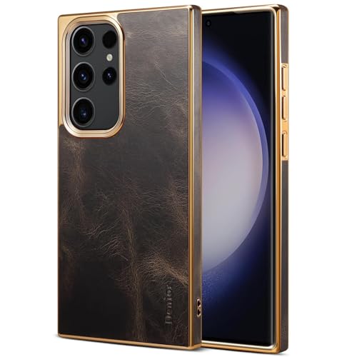 Coque Galaxy S26 Plus en cuir finition huile-cire premium