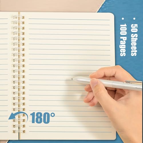 Carnet à spirales papier ligné double fil pour une écriture fluide - 3