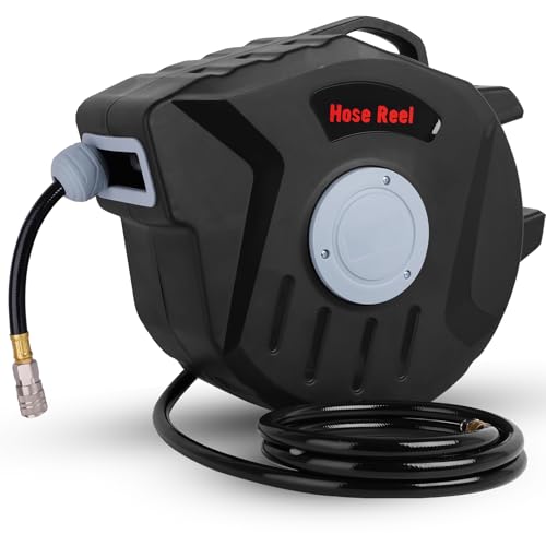 Retractable 3/8 x 65 ft Air Hose Reel