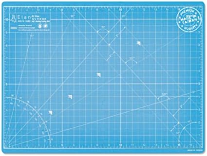 Elan Cutting Mat A1 Blue, 5-Ply Craft Mat, Self-Healing Cutting Board Craft, Art Mat, Self Healing Cutting Mat 90 x 60, Dressmaking Accessories for Sewing, Quilting, and Crafting