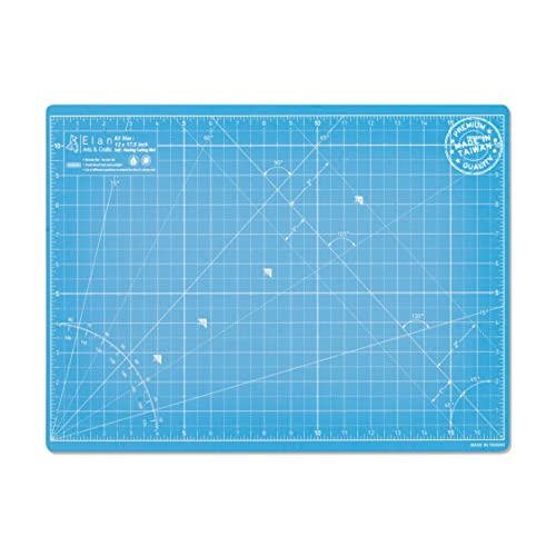Elan Cutting Mat A3 Blue, Self Healing Cutting Mat 18 X 12 Inch, 5-Ply Craft Mat, Craft Cutting Board, Art Mat, Imperial Sewing Mat, Quilting Mat, Hobby Mat, Quilting Supplies, Imperial Cutting Mat #TOP11