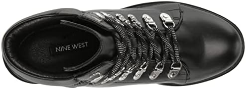 Nine West Women's QWORK Ankle Boot, Black, 9.5 | Image 4