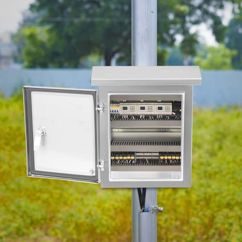 Boîte de protection électrique IP44 extérieure en acier inoxydable murale