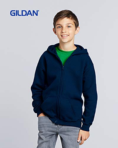 Gildan Youth Heavy Blend™ 8 oz., 50/50 Full-Zip Hood L NAVY3