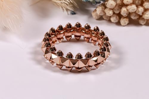 14k wedding band| Unique wedding band| gold ring with spikes| unisex gold ring| unusual gold ring