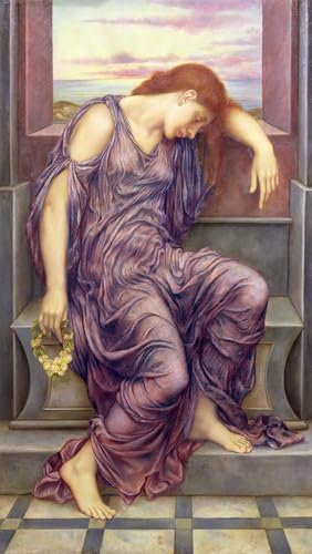 Affiches et gravures impression sur toile Evelyn De Morgan peinture décoration salon 60x90