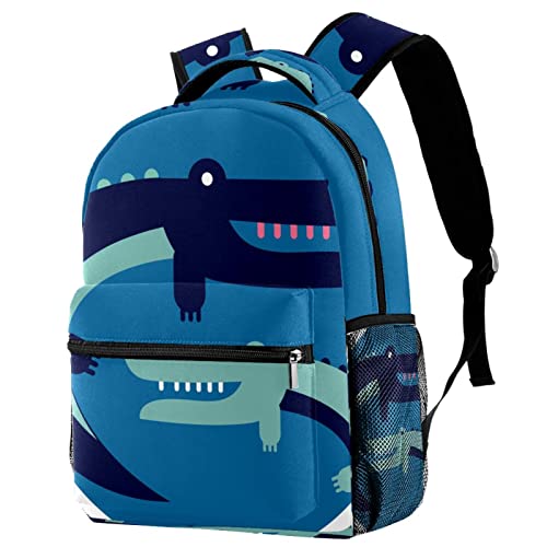 Mochila escolar de cocodrilo ideal para ir a clase o acampar el fin de semana