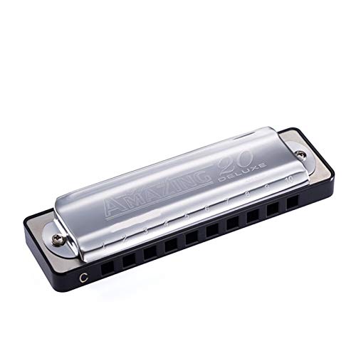 KIRANDIE Diatonic Harmonica 10 Trous Blues Harpe for la clé d’organe de la Bouche débuneuse de C/D/E/F/G/A/BB (Color… - Les Beatles, Paul McCartney, John Lennon, RIngo Starr, George Harrison KIRANDIE Diatonic Harmonica 10 Trous Blues Harpe for la clé d'organe de la Bouche débuneuse de C/D/E/F/G/A/BB (Color… – Image 3