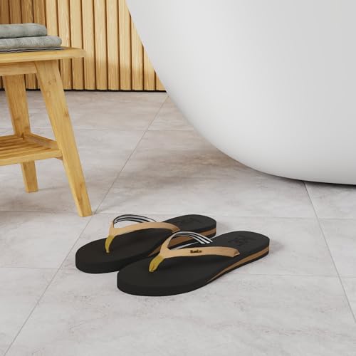 Image of KuaiLu Flip Flops for Women with Arch Support Summer Beach Thong Sandals