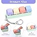 Mabor Fidget Keyboard Clicker, Keyboard Keychain of 4 Colors Decompression Keycap Button Stress Relief Gifts for Adult Women to Relief Stress Pass Time