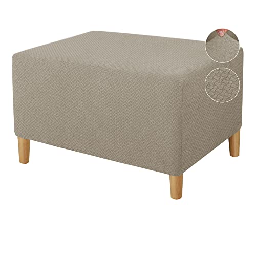 Funda otomana Cuadrada, Fundas otomanas cuadradas, Funda elástica para Taburete, Funda para Taburete, Fundas otomanas