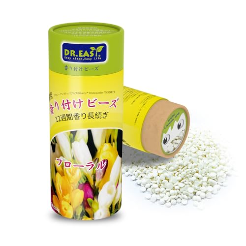 DR.EASY洗濯用香り付けビーズ フローラル フリージア 大容量 衣類の香りづけ専用 香り12週間長続き 312g