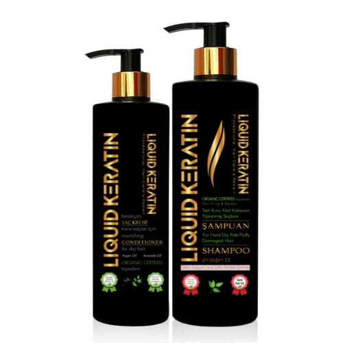 Keratin Haarpflege Set 2 TLG | Feuchtigkeitsshampoo mit Keratin & Pflegende Haarspülung | Haarreparatur Haarwachstum ohne Alkohol Silikon Sulfate Parabene Formaldehyd (Shampoo + Haarspülung) Keratin Haarpflege Set 2 TLG | Feuchtigkeitsshampoo mit Keratin & Pflegende Haarspülung | Haarreparatur Haarwachstum ohne Alkohol Silikon Sulfate Parabene Formaldehyd (Shampoo + Haarspülung)