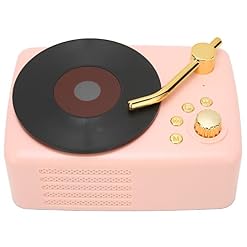 Haut-Parleur Bluetooth Stéréo USB Charge Retro Turntable Design Portable Mini Haut-Parleur sans Fil pour Home Party… - Les Beatles, Paul McCartney, John Lennon, RIngo Starr, George Harrison Haut-Parleur Bluetooth Stéréo USB Charge Retro Turntable Design Portable Mini Haut-Parleur sans Fil pour Home Party… – Image 5