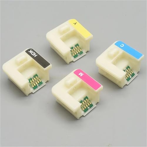 Chip de Tanque de Tinta T7414 Amarillo que Evita Errores de Lectura en Epson SureColor 4