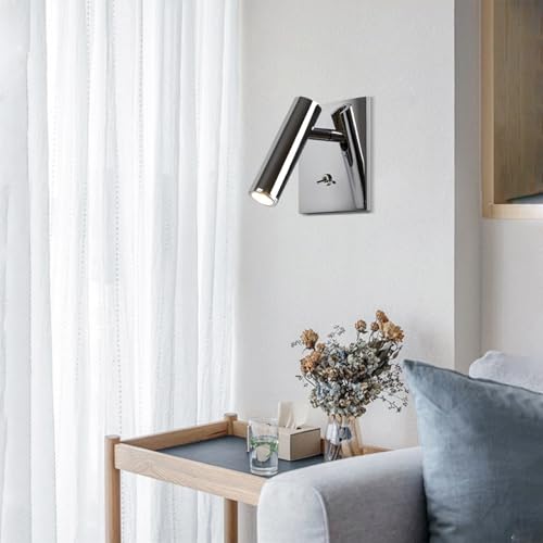 Luz de lectura para cabecero ajustable con interruptor de palanca 6
