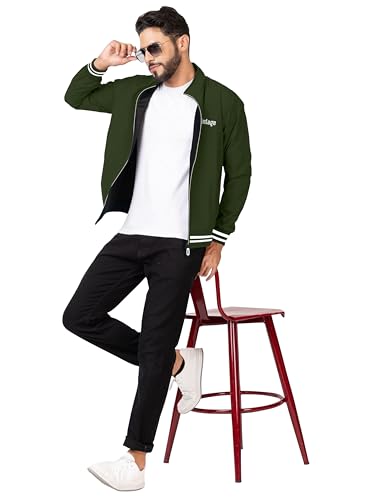Image of FTX Men Solid Full Sleeve Grey Color Regular Fit Windcheater Casual Jacket