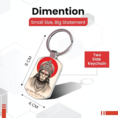 Image of Stylish Metal Keychains with Permanent Glossy Print - Inspirational Quotes & Spiritual Designs - Perfect Key chains for loved ones, Personal Use, Gifts & Return Gifts