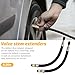 ANFTDCO 2PCS Car Tire Valve Extender, 8.27