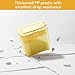 DOOBAANN Shockproof Airtight Baby Formula Container with Scoop，Baby Formula Dispenser for Travel Outdoor Activities,BPA Free (Yellow, 1000ml)