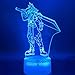 Produktbild 3D LED Nachtlicht Lampe Final Fantasy Cloud Strife Figur Home Decor Farbe ändernde Geburtstagsgeschenk für Kinder Schlafzimmer Nachtlicht