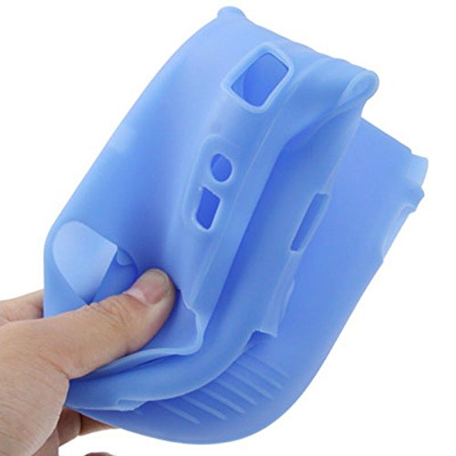 Pack 3 en 1 pour Nintendo Wii U Gamepad : Housse silicone Bleu - Chargeur USB 3.0 - Protection écran – vue 5