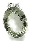 Natural 11ct Green Amethyst 925 Solid...
