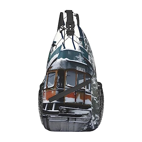 Sac à dos à bandoulière noir et polyvalent pour homme et femme en taille unique