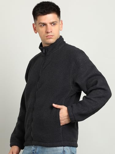Image of Alan Jones Clothing Men's Fleece Full-Zip Jacket | Pile Lined Winter Warm Jacket for Men