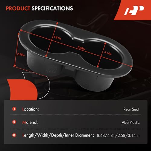 Portavasos trasero doble compatible Dodge y Ram miniatura 3