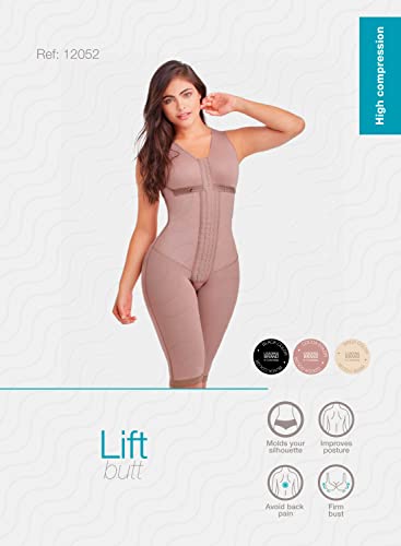 Delié By Fajas Dprada 09052 Fajas Colombianas Postparto Postpartum Girdle Full Body Shaper For Women #TOP5