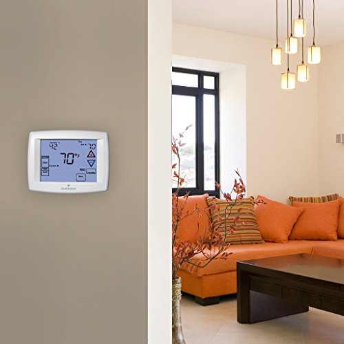 Emerson 1F95-1291 7-Day Touchscreen Thermostat with Humidity Control (Renewed)