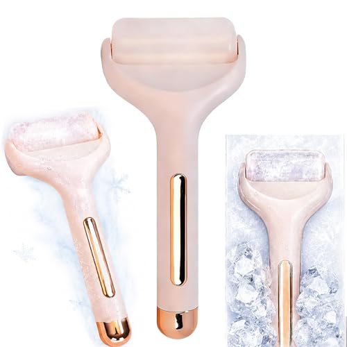 Waytiffer Ice Roller for Face Facial Massager Roller for Puffy Eyes Lymphatic Drainage & Skin Tightening Cooling Face Roller for Migraine Relief Dark Circles Redness Face & Neck Massage Tool