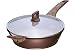 WaxonWare All In One Non Stick Frying Pan Coated With Marbellous (A 100% PFOA and APEO Free Non-Stick German Coating) With Glass Lid (4 Quarts / 11 Inch)