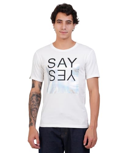 Image of Men's Super Combed Cotton Round Neck Half Sleeve T-Shirt | Soft Breathable Cotton Fabric | Stylish Comfortable Wearfor Men | Quality Regular Fit