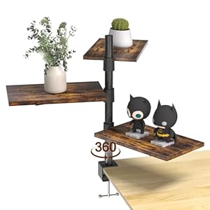 PawsWhirl Drehbar Tischregal zum Festklemmen