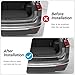 Hugeek Rear Bumper Protector for Volkswagen VW 2018-2024 Tiguan Car Accessories ABS Plastic Material Matte Black Resistant Trunk Door Entry Guards