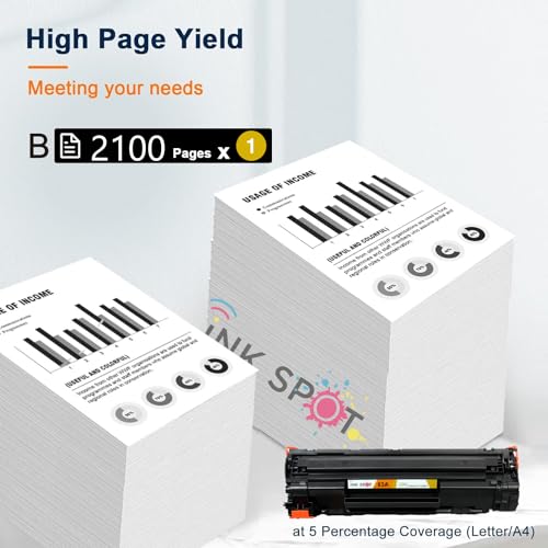 Image of INKSPOT 85A / CE285A Toner Cartridge for USE Laserjet Pro P1102, P1102W, M1132, M1212, M1214, M1217 (TN-85A 1PIC)