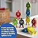 Schylling Stacking Robots - Colorful Wooden Stacking Toy for Kids - 9 pcs. Fun Puzzle for Balancing and Imaginative Play - Ages 3 and Up