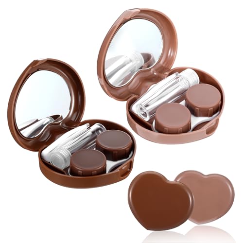 XLIUAX 2 Pcs Contact Lens Case