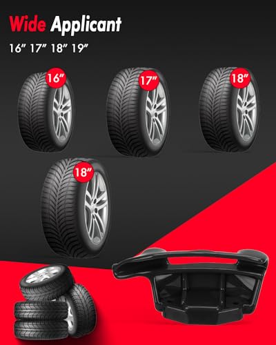 Image of Tire Changer Duck Head, Mount Demount Duck Tool for Hunter Tire Changer, Compatible with Manual Harbor Freight Tire Changer, Strong Nylon Plastic, Black 1 Pack