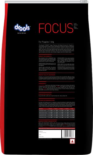 Drools Focus Puppy Super Premium Dry Dog Food, 4kg Pack (Image - 2)