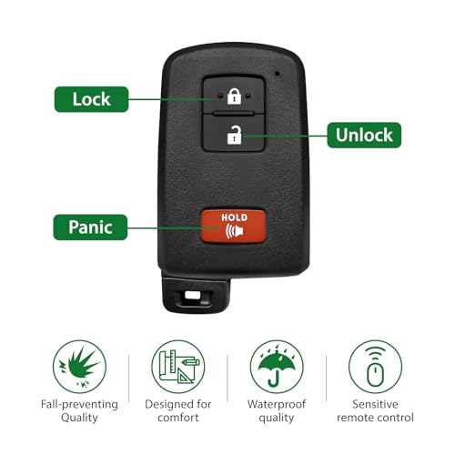 Keylessbest Replacement for 2016 2017 2018 2019 2020 2021 2022 Smart Proximity Toyota 4-Runner Tundra Tacoma Sequoia GNE 231451-0010 Board Key Fob HYQ14FBB 315MHz 3 Buttons by Keylessbest - Used condition - Image 6