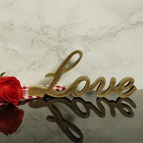 Panneau en bois dense Love noir mat de qualité supérieure - 4
