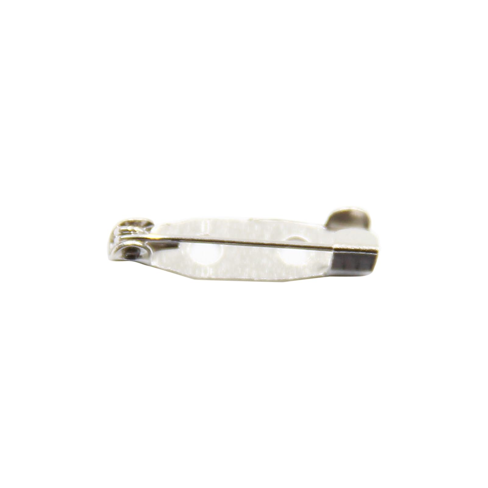 matumou 100Pcs Practical Alloy Brooch Bar Backs Pins with Holes for Jewellery Findings Pins